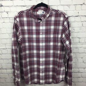 Old Navy The Classic Shirt Plaid Regular Fit M